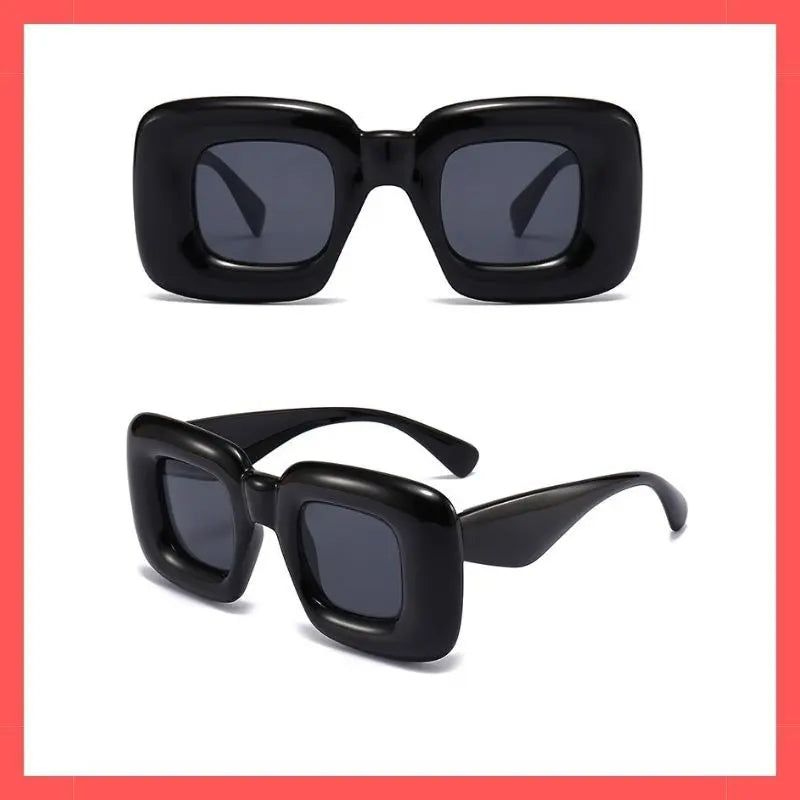 Black Korean Sunglasses Retro Summer Omothy Channel American Casual Street