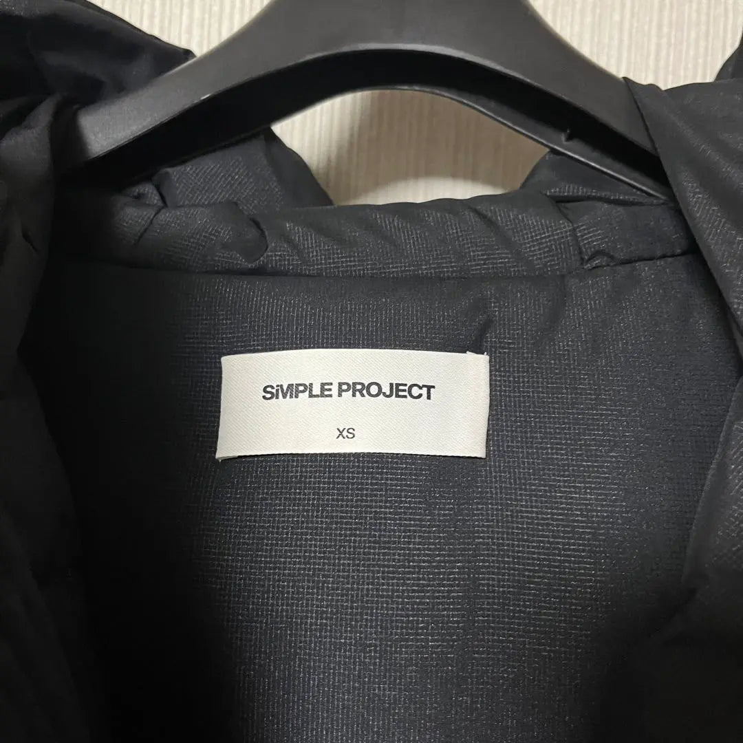 SIMPLE PROJECT Simple Project Down Jacket Black