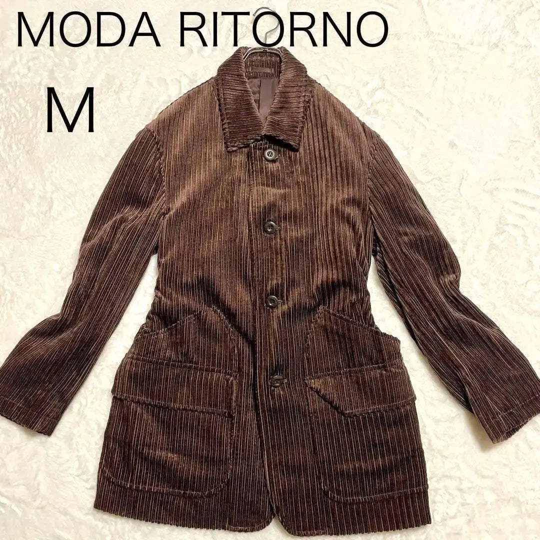 [Vintage/Terciopelo] Moda Littleno Corduroy Marrón M