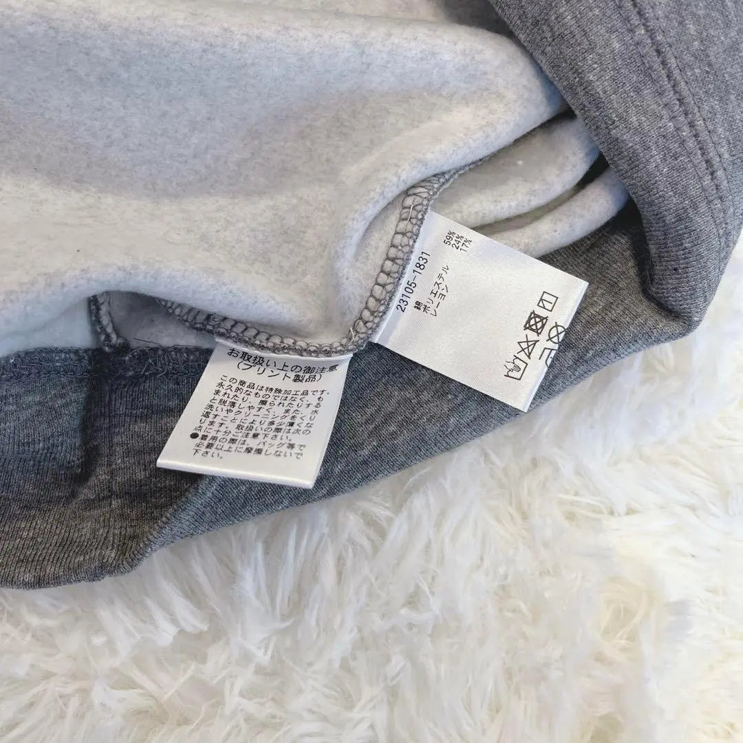 Cálida y cómoda de llevar ✨ Nueva sudadera Kuranne gris para hombre y mujer M gris cepillado forro