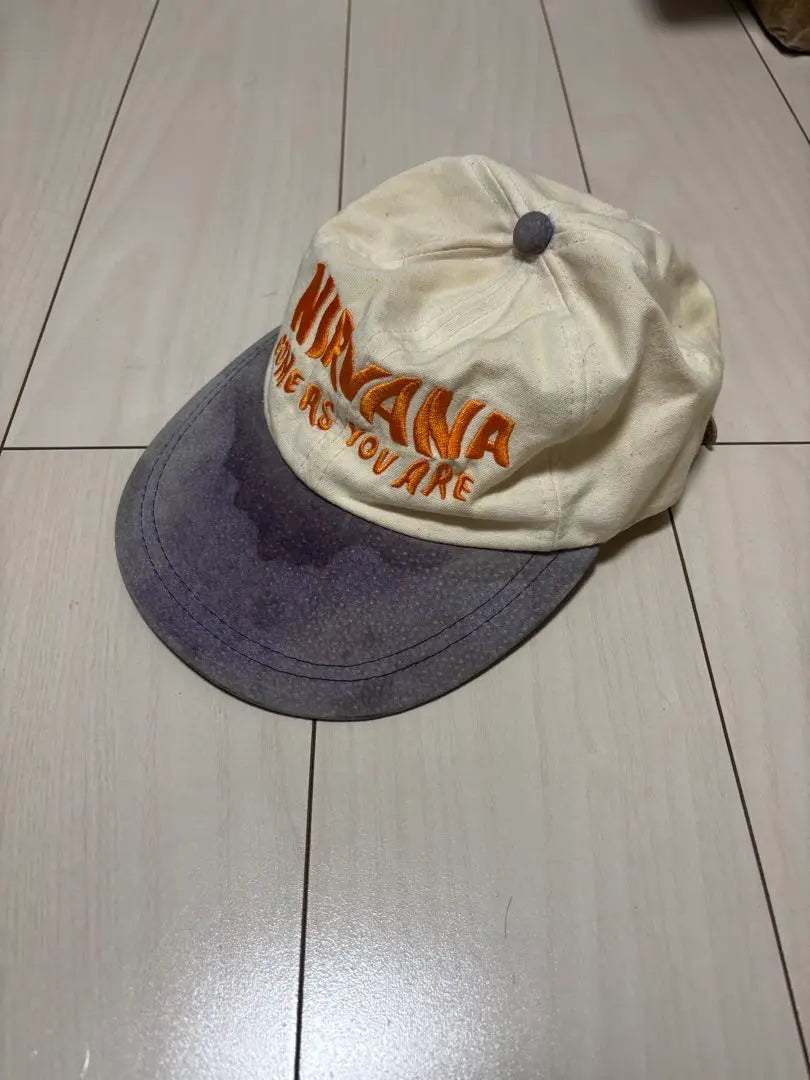 rare! NIRVANA Embroidered Cap COME AS YOU ARE