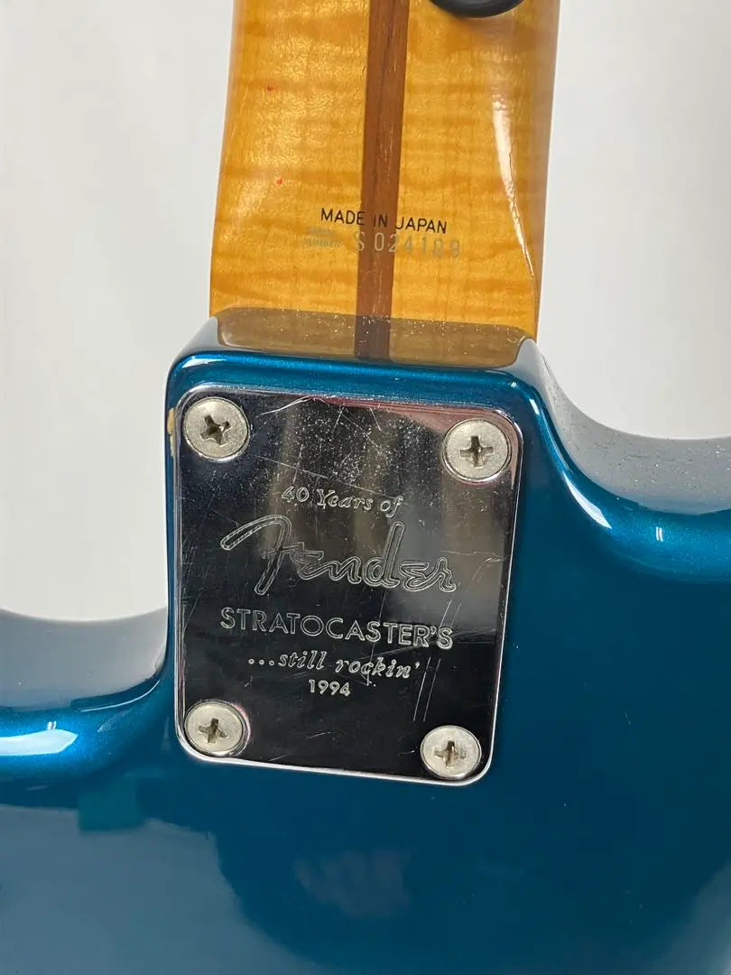 □ Fender STRATOCASTER Azul Metálico Fabricada en 1994