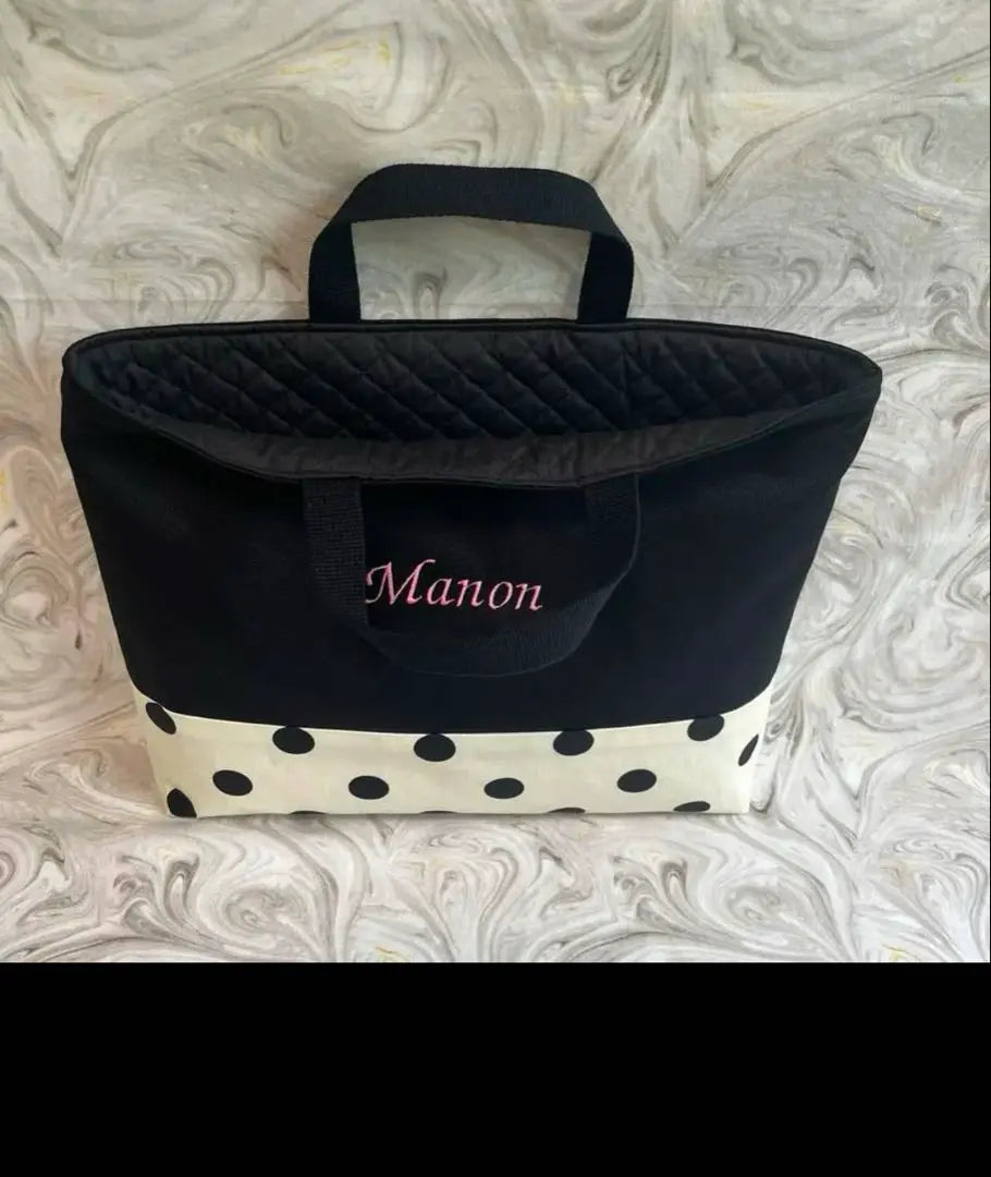 Order product: Initials, name embroidered, lesson bag, picture book bag, handbag☆