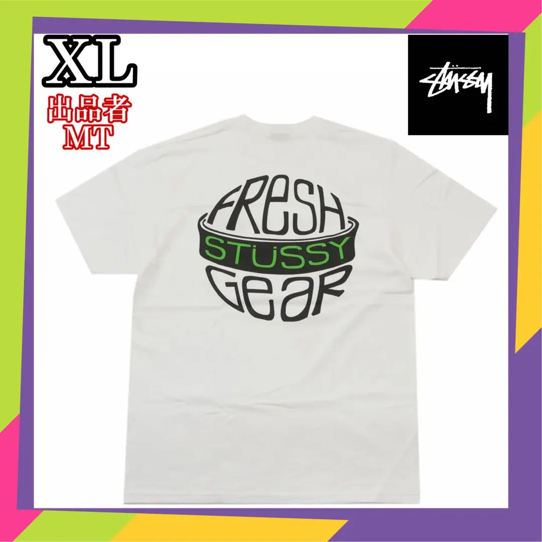 Sold out immediately Stussy FRESH GEAR TEE White XL