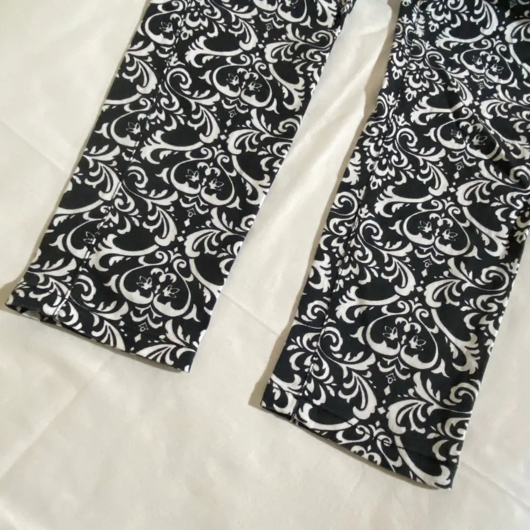 IMAGE Casual Pants Stretch Material All-over Pattern Unique