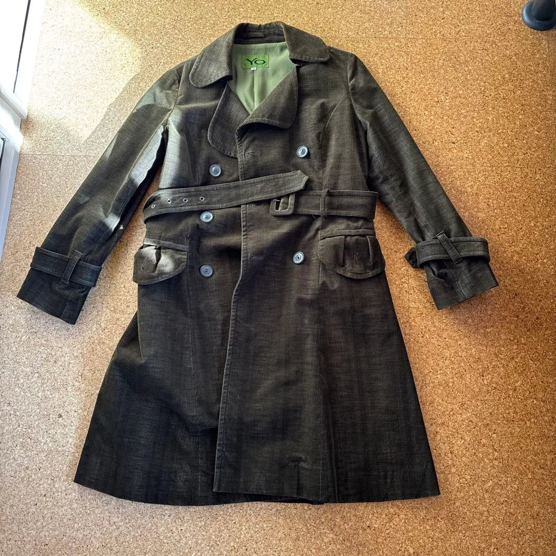 YO Olive Green Trench Coat