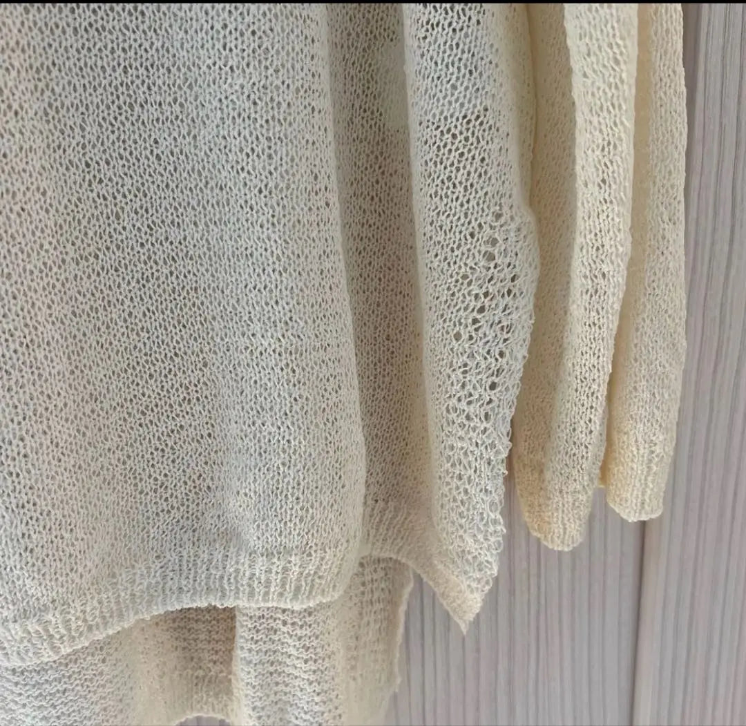 Regular price: 14,300 yen New RIVE DROITE paper loose knit with tag