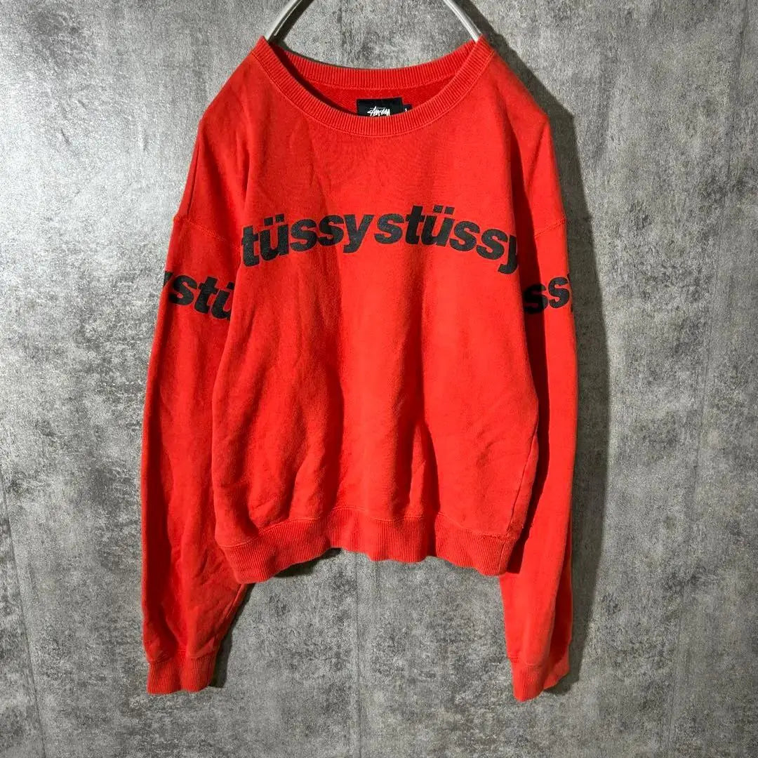 [Popular] Stussy Sweatline Logo Rare Print presence ◎ Rare ◎