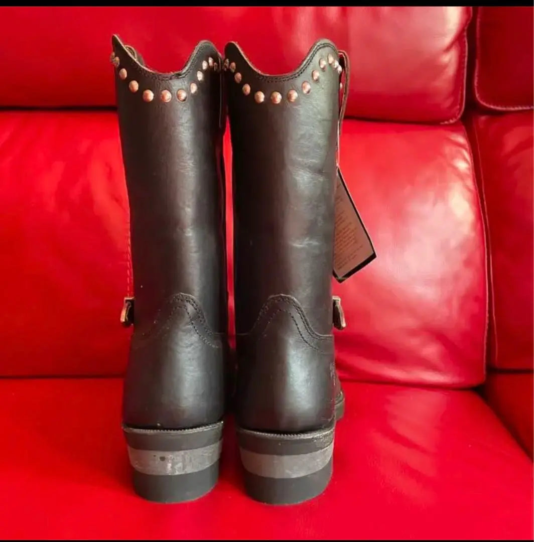 90's~ Getta Grip Genuine Leather Engineer Boots Studs Rockers