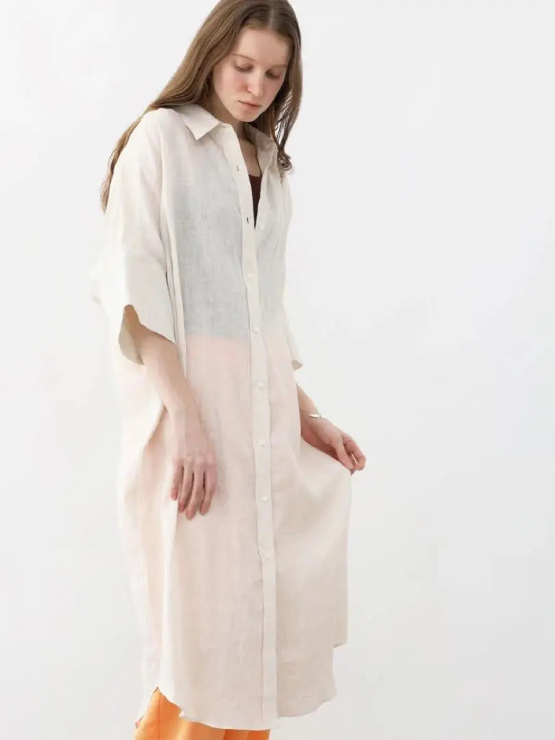 AGA 40/1 LINEN Shirt One Piece Linen Shirt One Piece