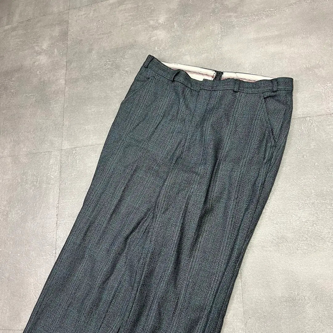 70-80s Italian vintage dress wide slacks pants vintage clothing