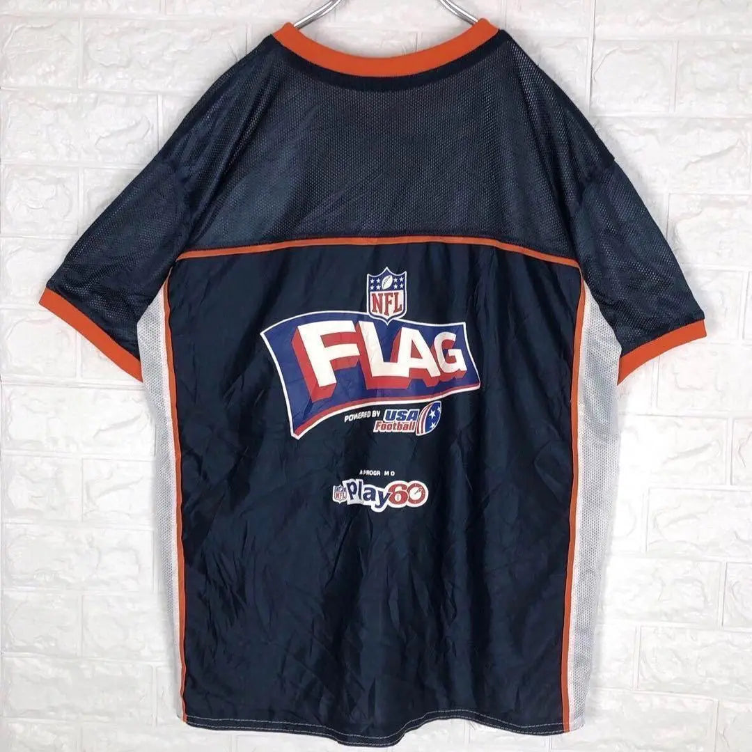 Camiseta de fútbol americano de la NFL de los Chicago Bears★ con el logotipo grande del equipo y holgada