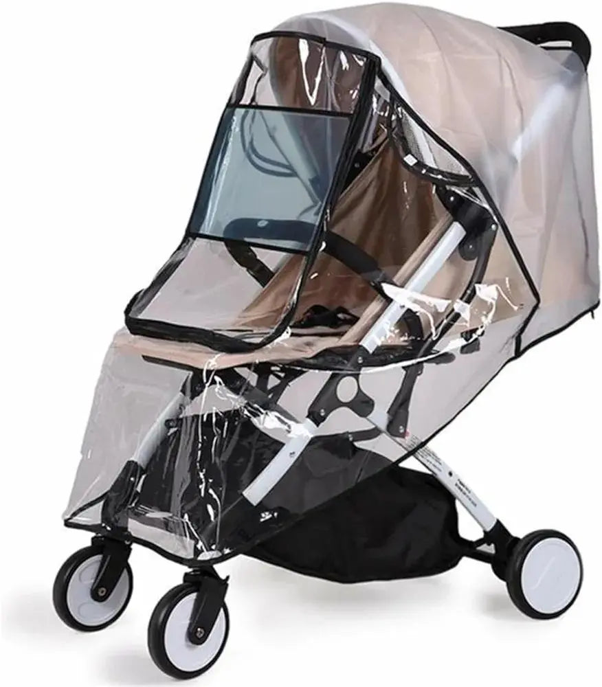 Baby stroller rain cover Baby stroller accessories Waterproof Windproof Protection Weather Shield