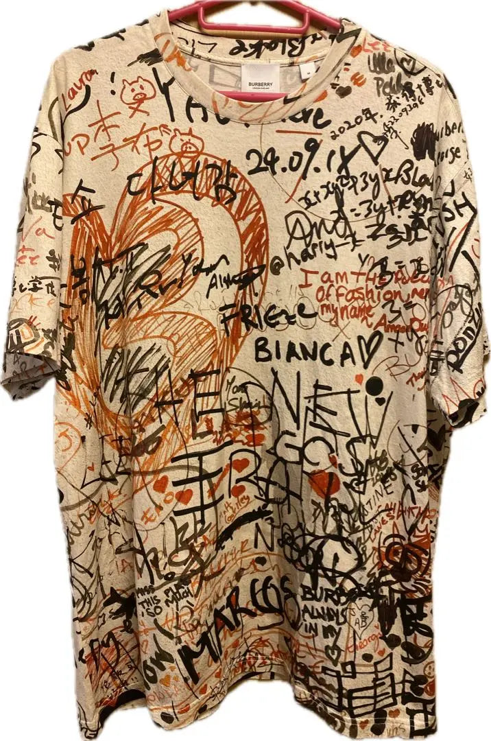 Official Burberry All-over Pattern T-shirt