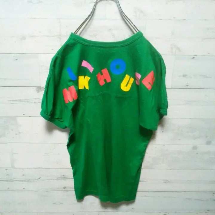 [Popular] Camiseta Miki House Big Logo 692 | 【大人気】MIKI HOUSE Tシャツ ビッグロゴ 692