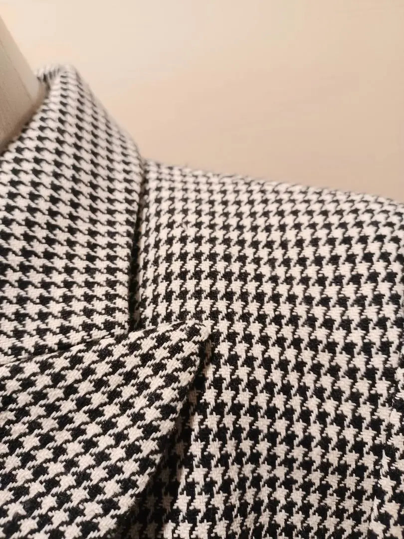 ZARA XS Double Breasted Check Jacket