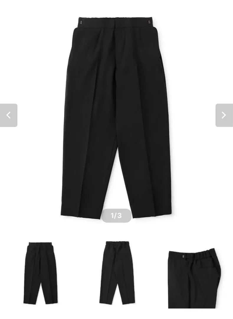 everyone x FARAH adjustable slacks BLACK