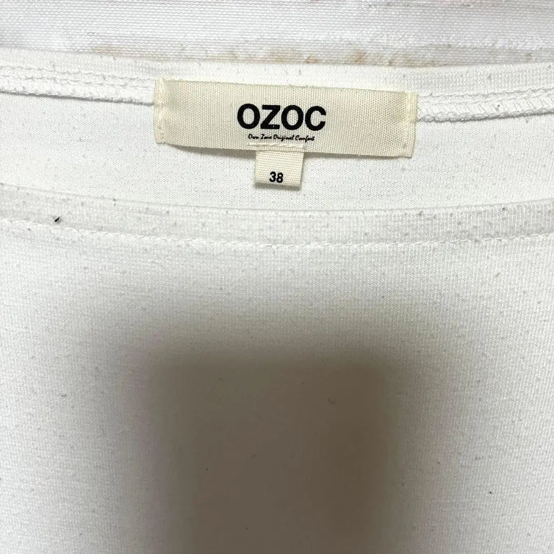 Ozoc Women's Square Neck Top White 38(M)