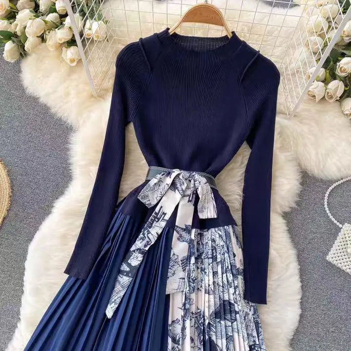 Spring/Summer outfit ❤️Long dress for women, dress, party, long sleeves, knit