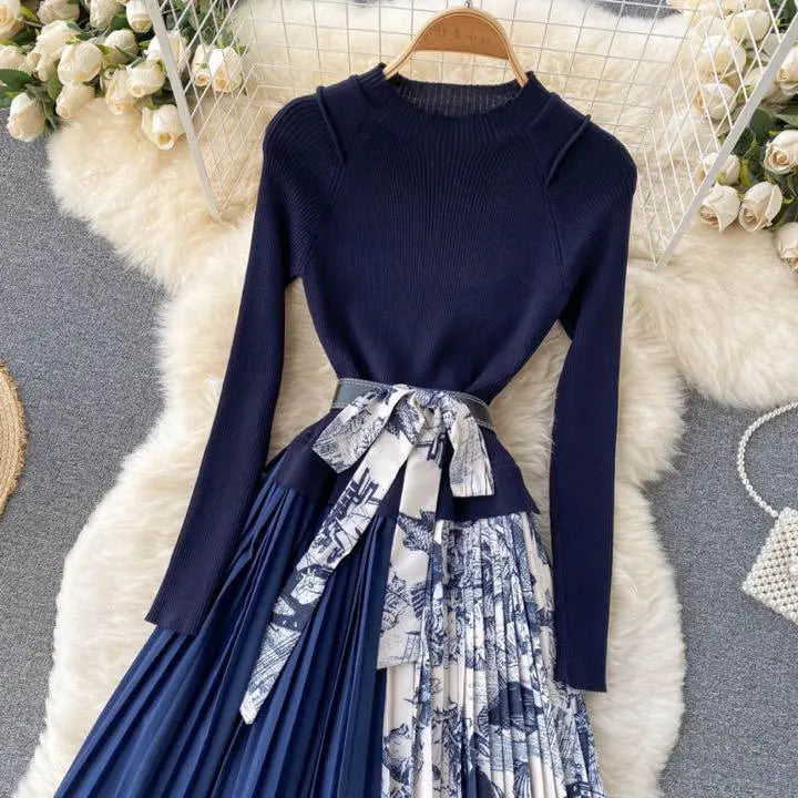 Spring/Summer outfit ❤️Long dress for women, dress, party, long sleeves, knit