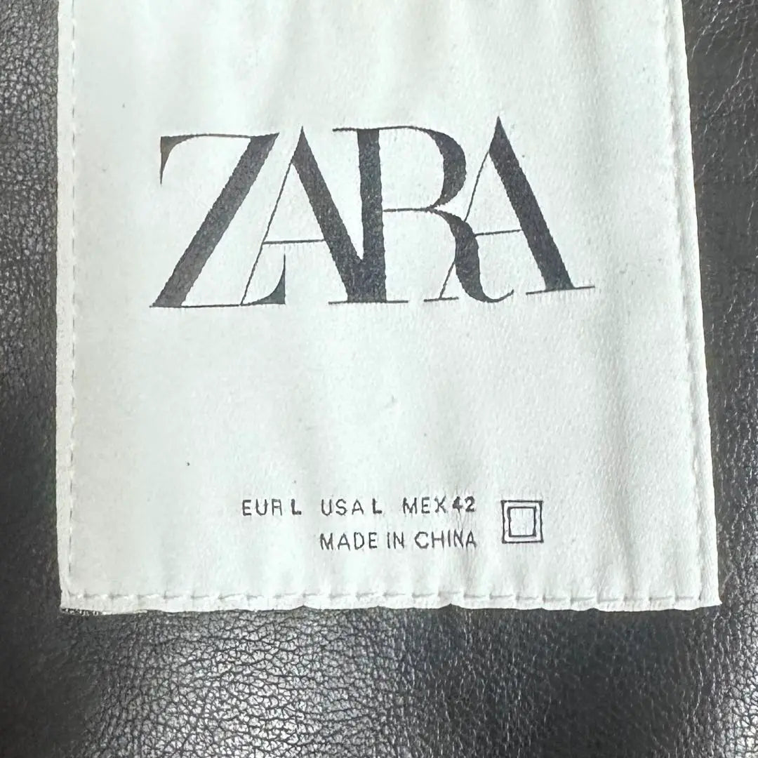 [ZARA] Chaqueta de piel para hombre ZARA