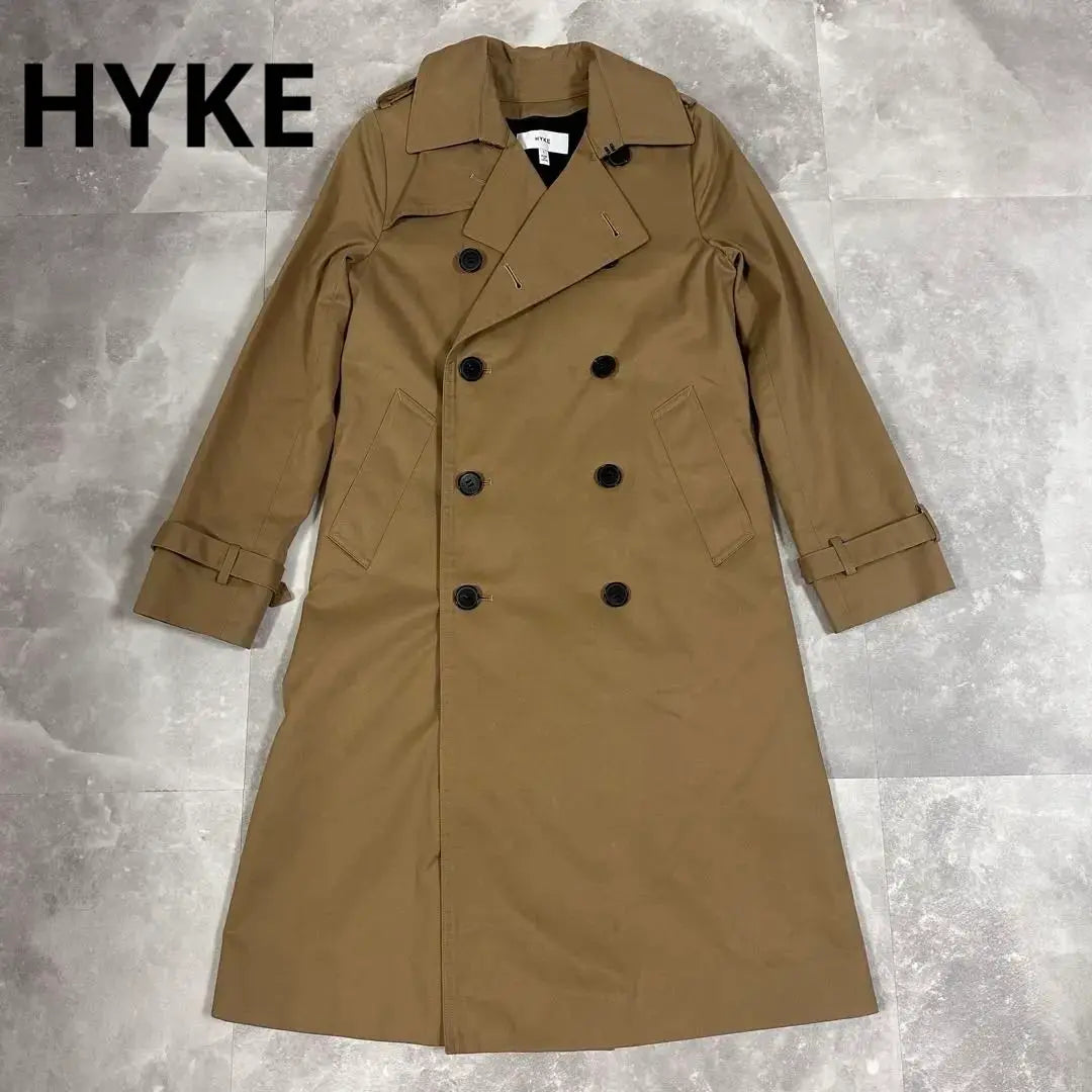 Gabardina HYKE con forro beige