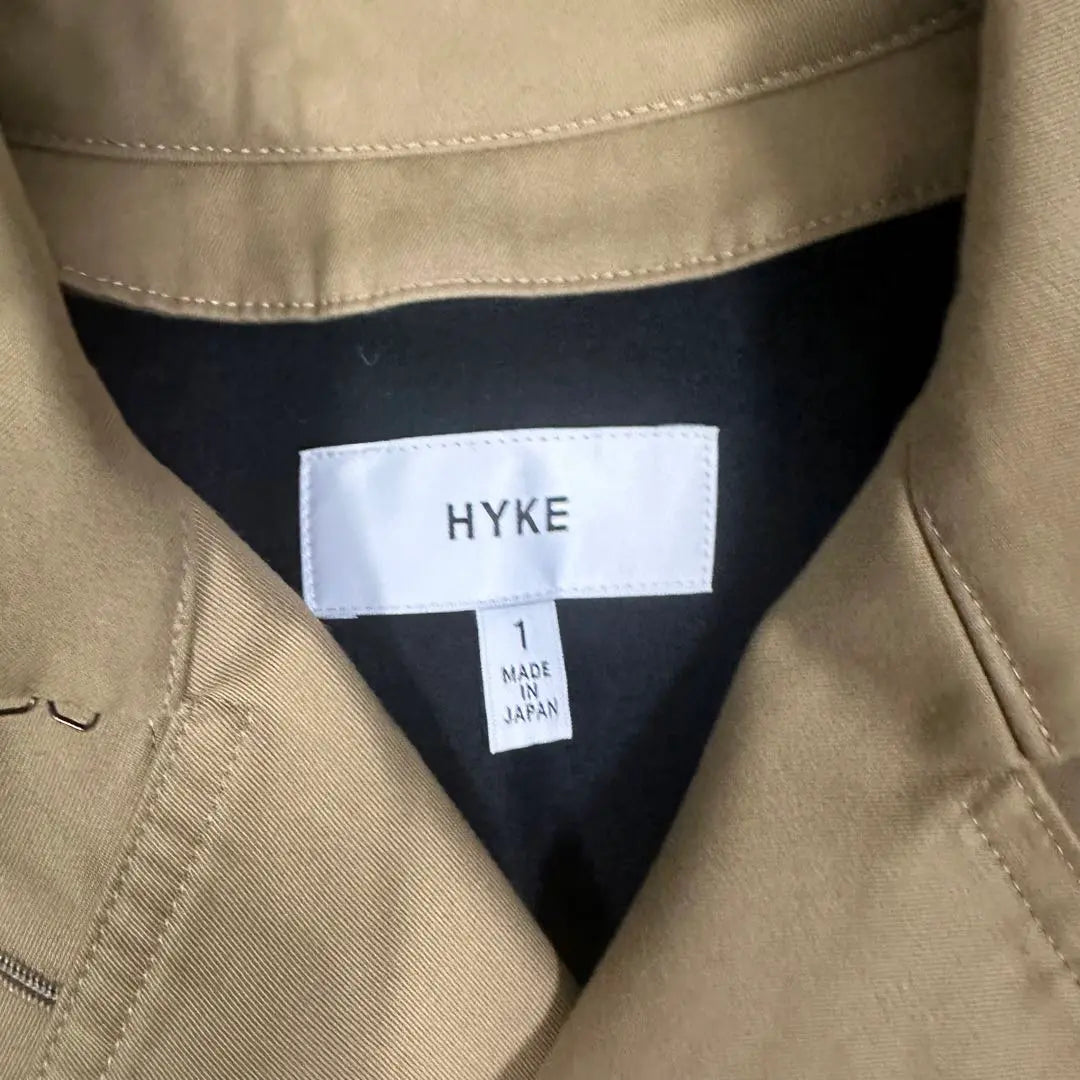 HYKE Trench Coat with Beige Liner