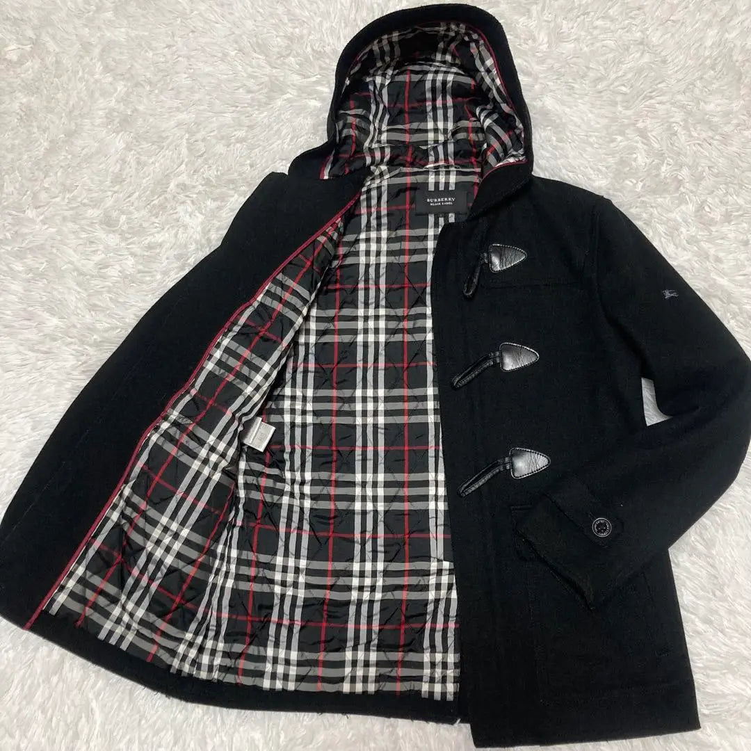 Burberry Black Label Duffle Coat L Size Nova Check Lining Good Condition | バーバリーブラックレーベル　ダッフルコート　Lサイズ　裏地ノバチェック　美品