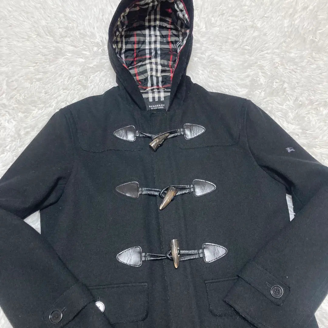 Burberry Black Label Duffle Coat L Size Nova Check Lining Good Condition | バーバリーブラックレーベル　ダッフルコート　Lサイズ　裏地ノバチェック　美品