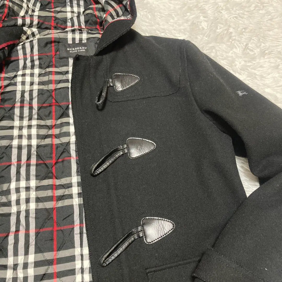 Burberry Black Label Duffle Coat L Size Nova Check Lining Good Condition | バーバリーブラックレーベル　ダッフルコート　Lサイズ　裏地ノバチェック　美品