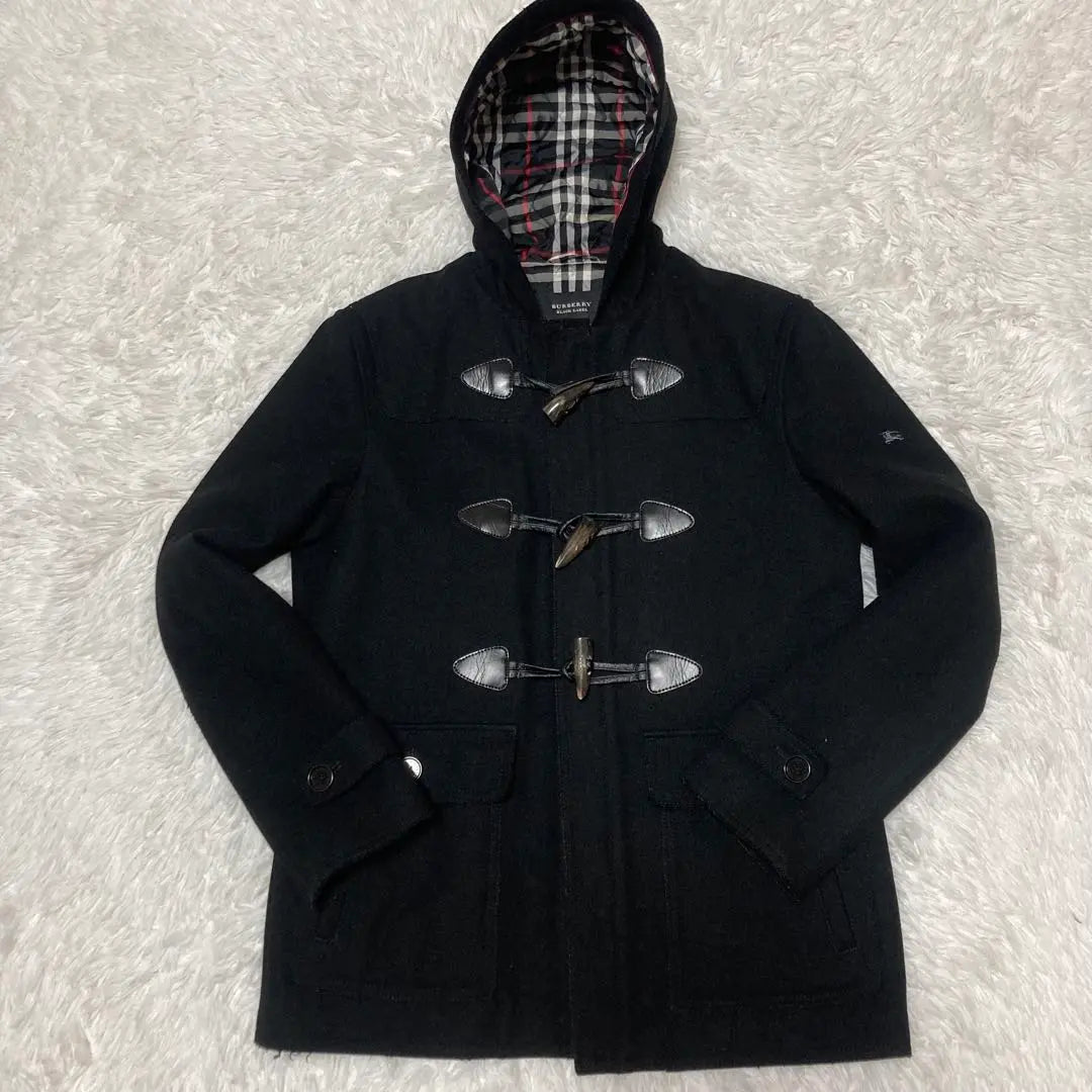 Burberry Black Label Duffle Coat L Size Nova Check Lining Good Condition | バーバリーブラックレーベル　ダッフルコート　Lサイズ　裏地ノバチェック　美品