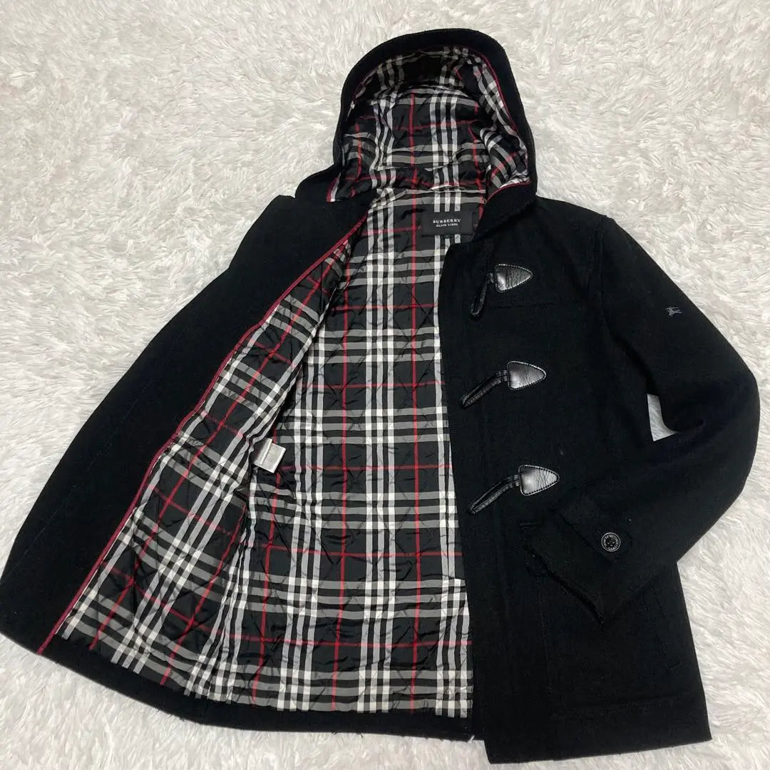 Burberry Black Label Duffle Coat L Size Nova Check Lining Good Condition | バーバリーブラックレーベル　ダッフルコート　Lサイズ　裏地ノバチェック　美品