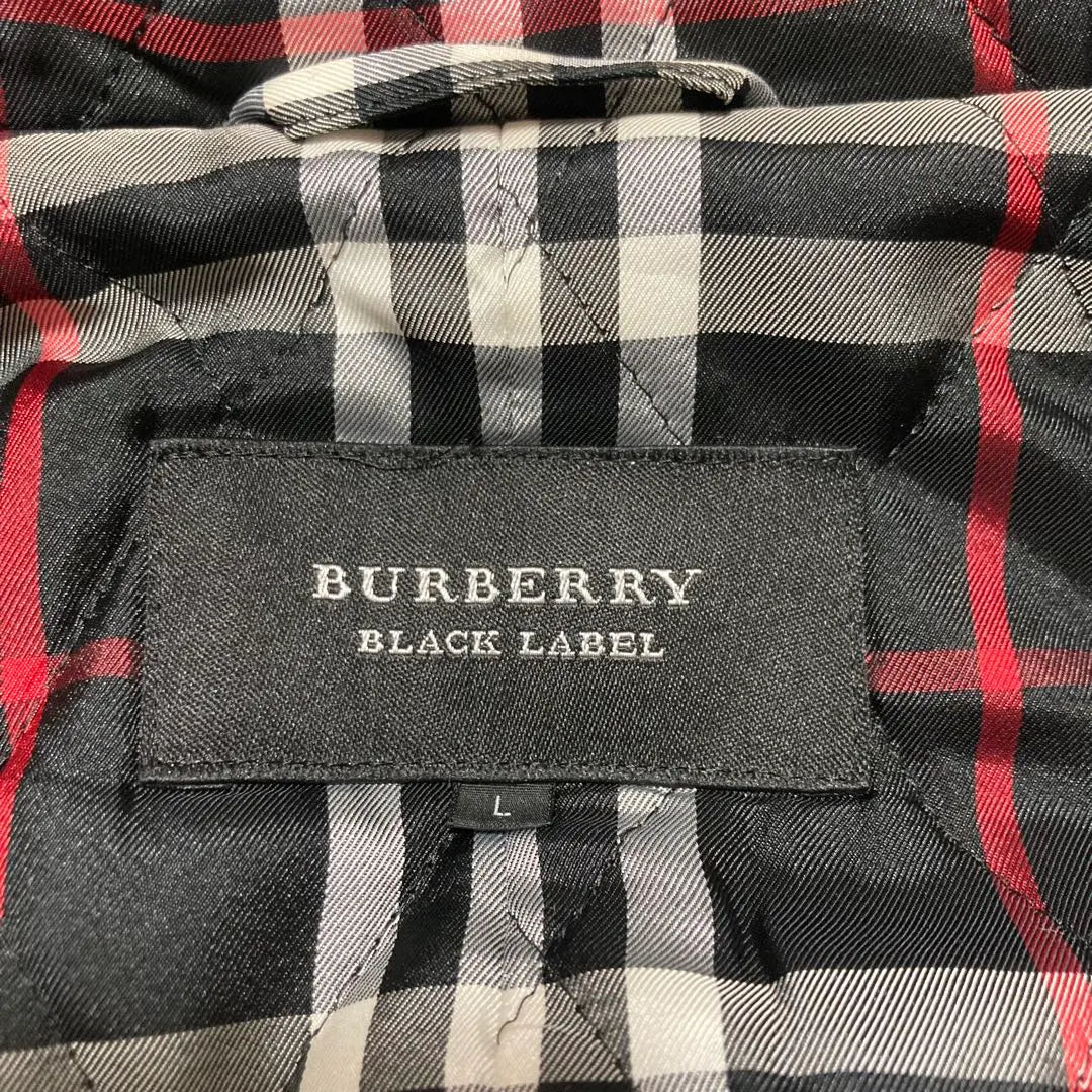 Burberry Black Label Duffle Coat L Size Nova Check Lining Good Condition | バーバリーブラックレーベル　ダッフルコート　Lサイズ　裏地ノバチェック　美品