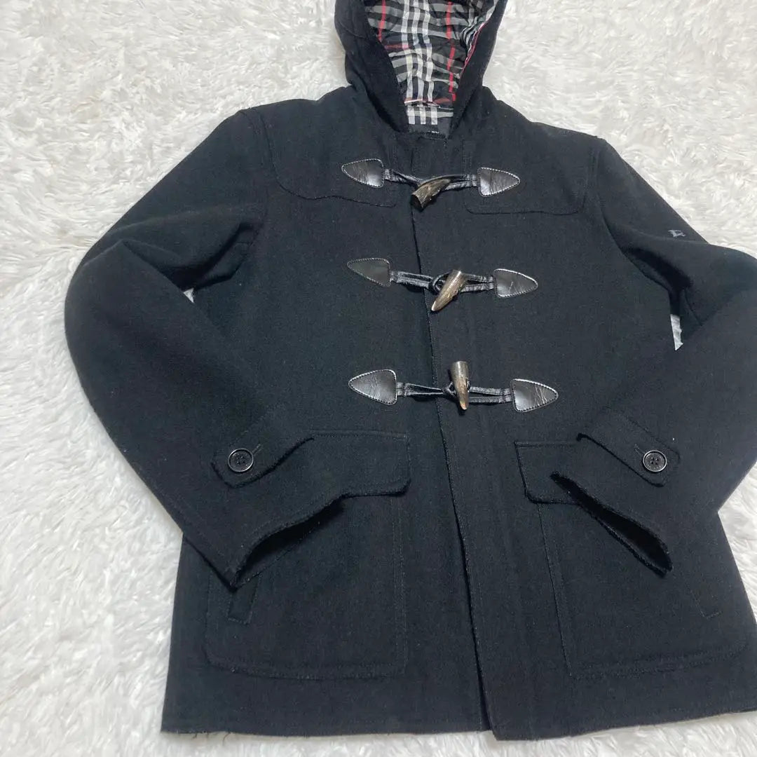 Burberry Black Label Duffle Coat L Size Nova Check Lining Good Condition | バーバリーブラックレーベル　ダッフルコート　Lサイズ　裏地ノバチェック　美品