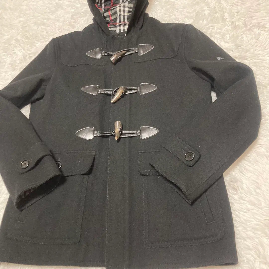 Burberry Black Label Duffle Coat L Size Nova Check Lining Good Condition | バーバリーブラックレーベル　ダッフルコート　Lサイズ　裏地ノバチェック　美品