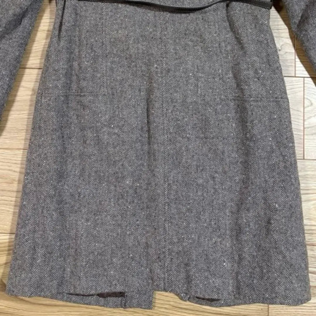 Abrigo Chester Lenoma con cinturón, gris, para mujer, talla 38 M 1141