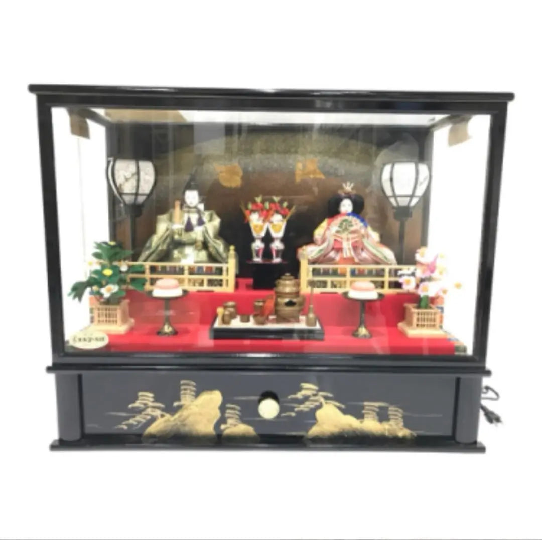 Imperial Prince Decoration Sango Imperial Prince Akishino No.5 Hina Doll Storage Set Compact Size