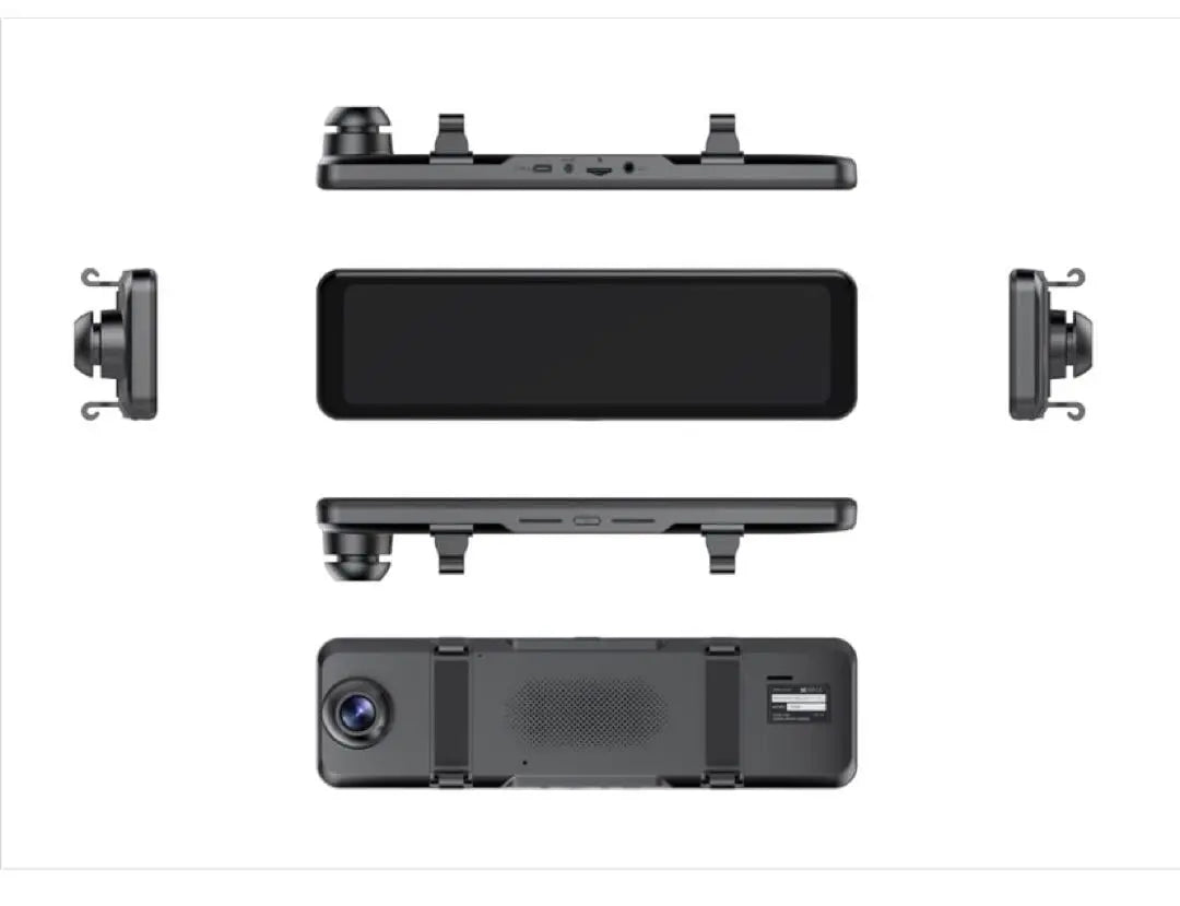 Grabadora de conducción AQielev, tipo espejo, frontal y trasero, gran angular de 170°