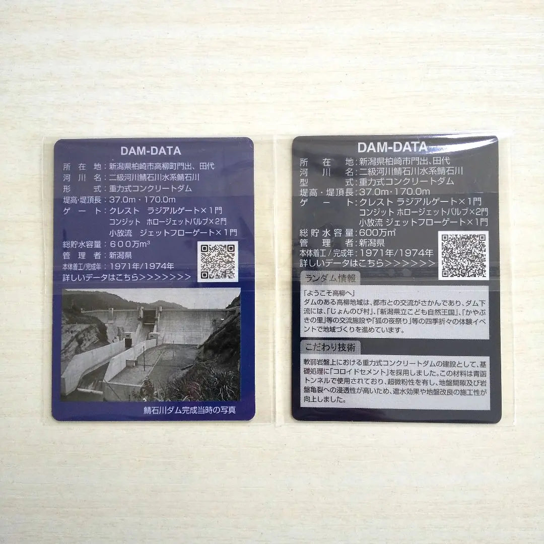 Saba Ishikawa Dam Dam Card/2-Piece Set/50th Anniversary Card & ver1.2