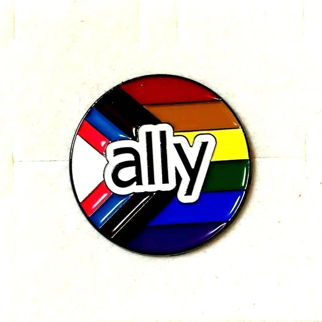 Arai ally Progress Pride Pin Insignia Broche LGBTQ | アライ aliado プログレスプライド ピンバッジ ピンズ ブローチ LGBTQ