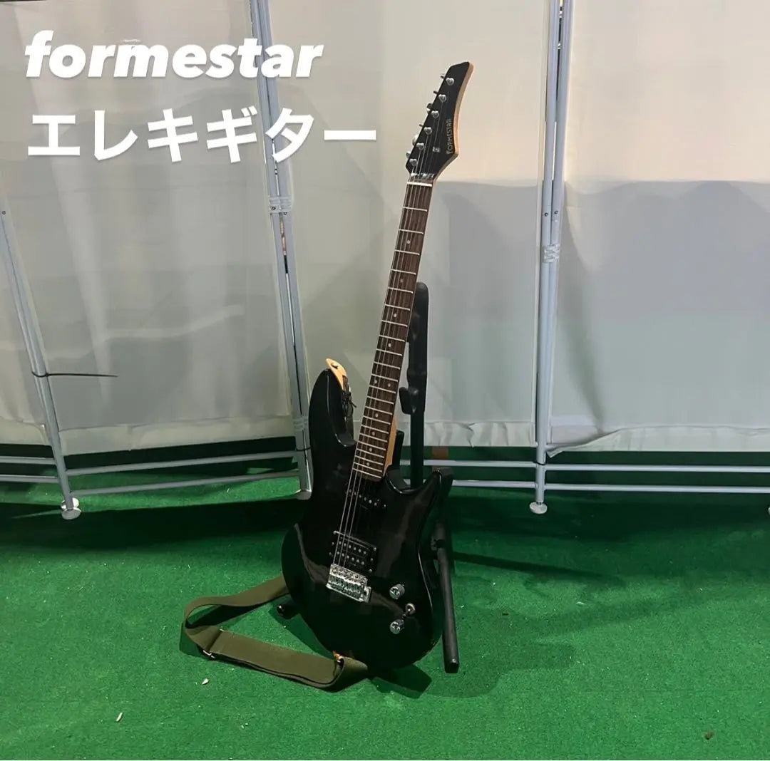 Guitarra eléctrica FORMESTAR, instrumento de cuerda con soporte Y207