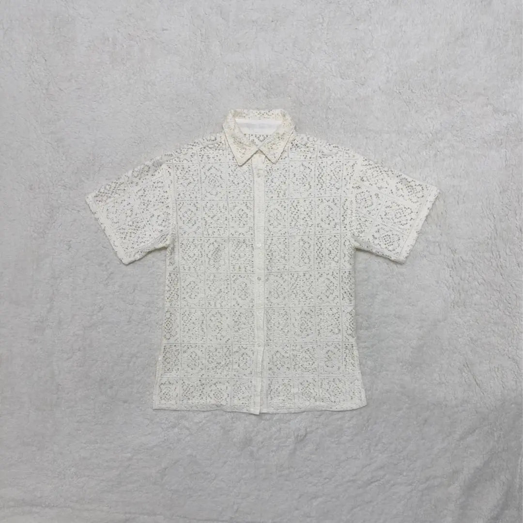 [archive] 90s our's Crochet-shirt worn by Morgan Kurato