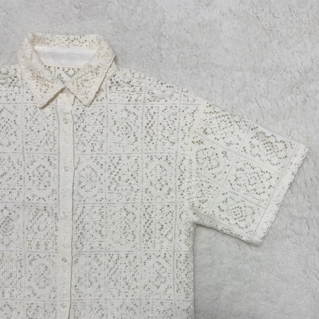 [archive] 90s our's Crochet-shirt worn by Morgan Kurato