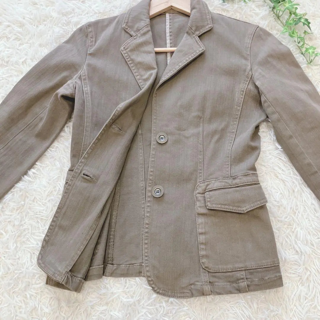 5577〈SPB〉Chaqueta vaquera entallada (M) Casual Haori