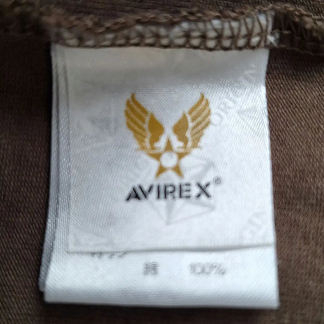 AVIREX Avirex camouflage camouflage AMCT shirt L size