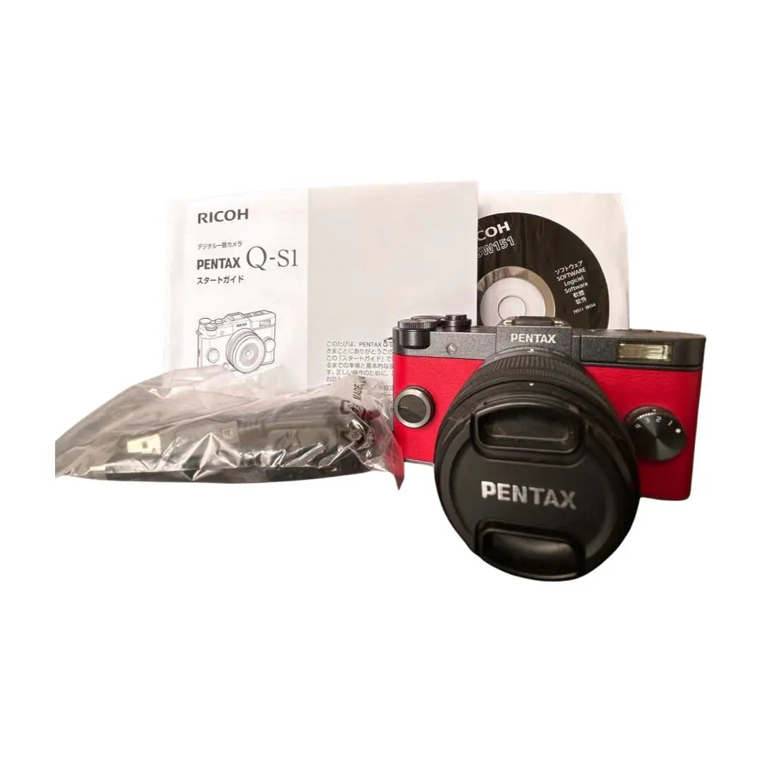 PENTAX Q-S1 Red Body and accessories missing