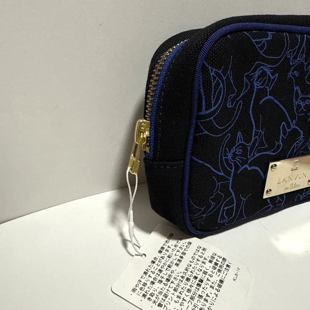 ★New and unused★LANVIN cat illustration pouch★