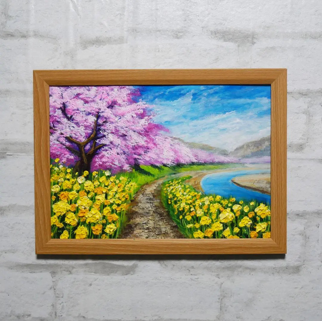 Oil painting Oil painting Oil painting Painting [Early spring cherry blossoms]