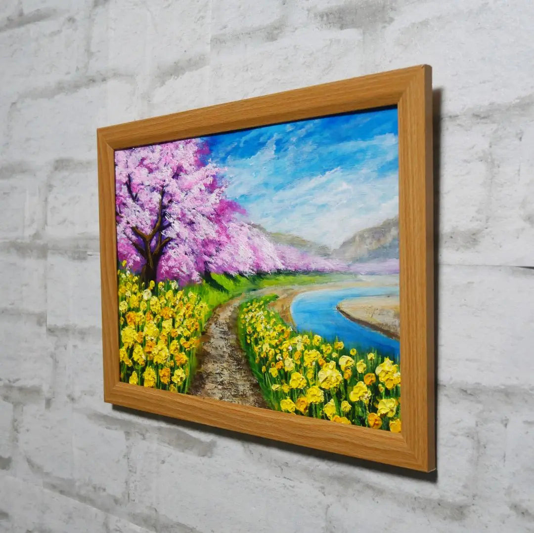 Oil painting Oil painting Oil painting Painting [Early spring cherry blossoms]