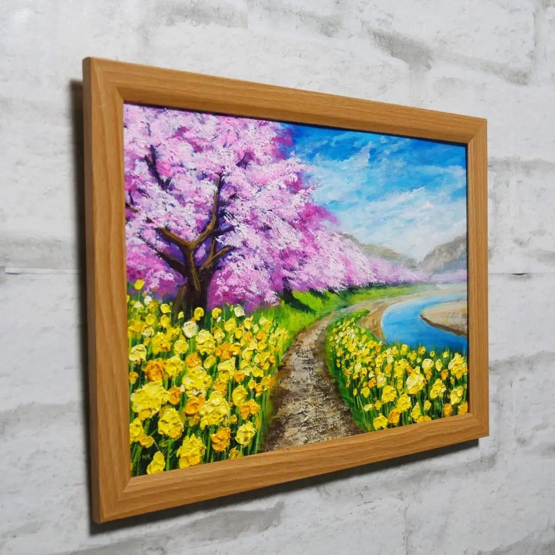 Oil painting Oil painting Oil painting Painting [Early spring cherry blossoms]